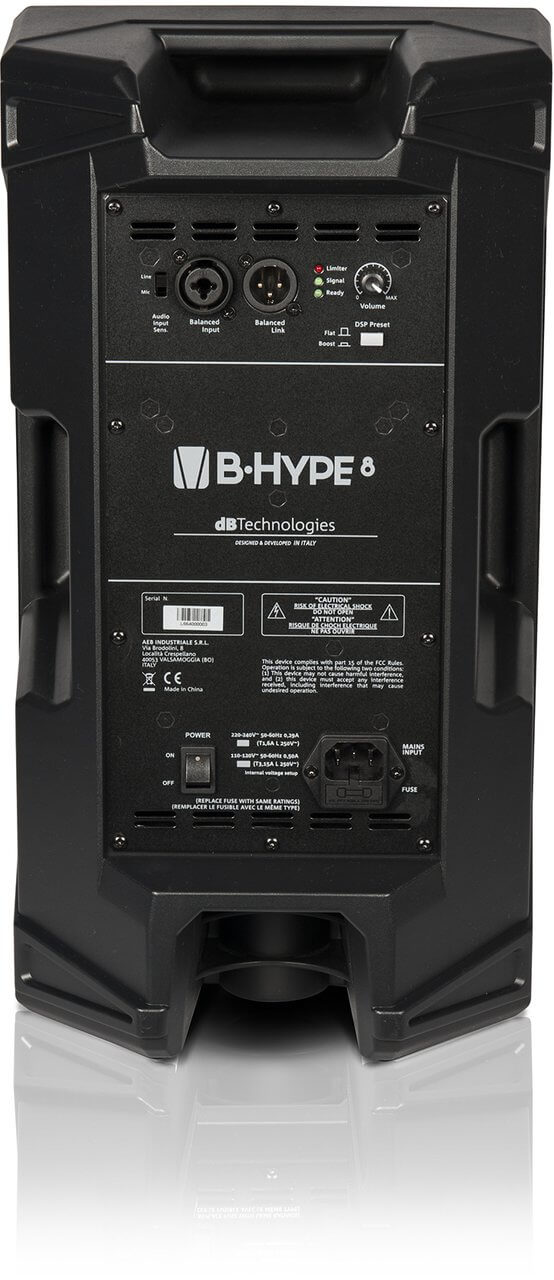 DB TECHNOLOGIES BHYPE 8 DB TECHNOLOGIES BHYPE 8 Bafle Autoamplificado